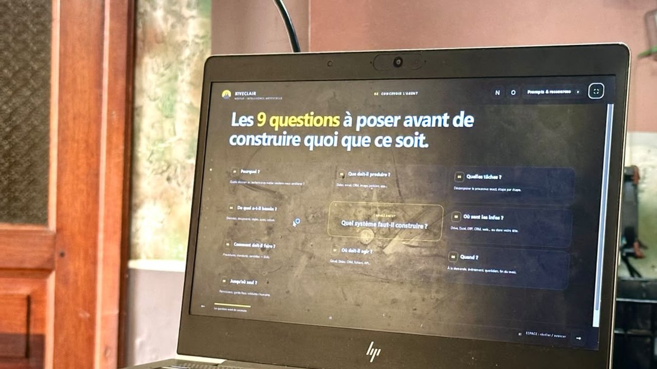 Meetup 0808 : construire son premier agent IA de A à Z, sans coder
